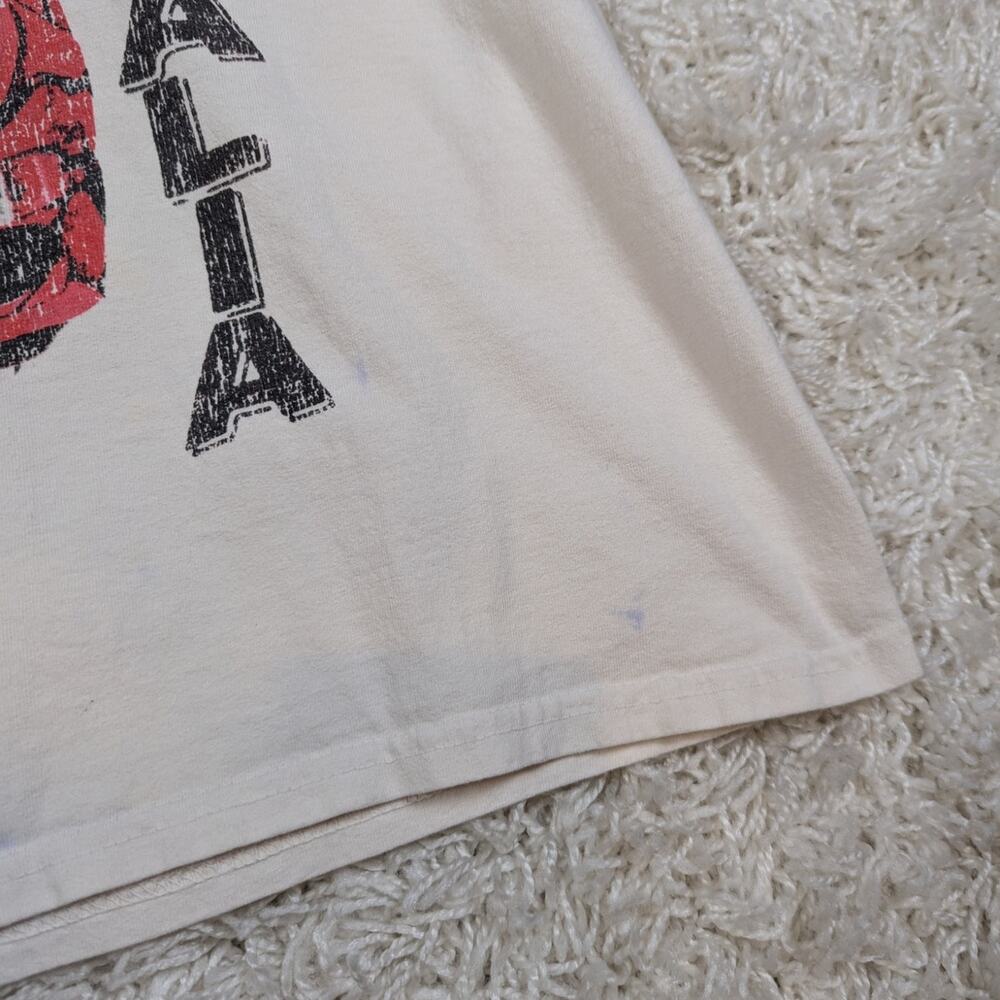 1971 Italia Bella Macchine Graphic T-Shirt Off White Size 2XL - Picture 9 of 10
